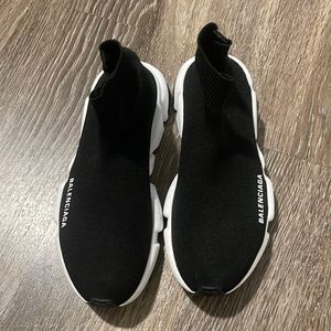 Balenciaga Black and White Sneakers